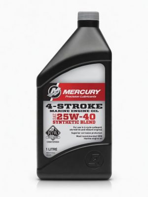 MERCURY 4-STROKE 25W-40 SYNTHETIC BLEND 1L